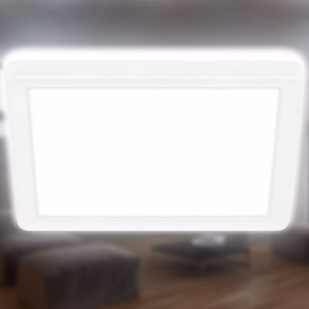 Briloner LED Square Ceiling Light, White, W/D/H: 19 x 19 x 3 cm – 3