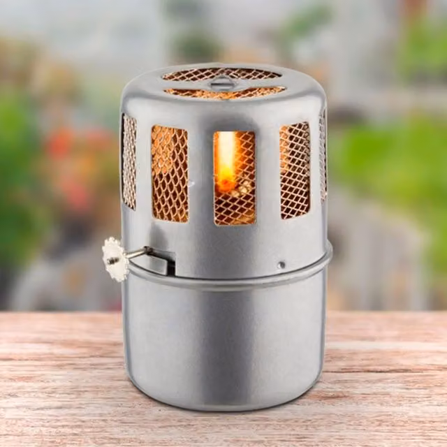 Ambassador Silver Metal Hanging Greenhouse Paraffin Heater