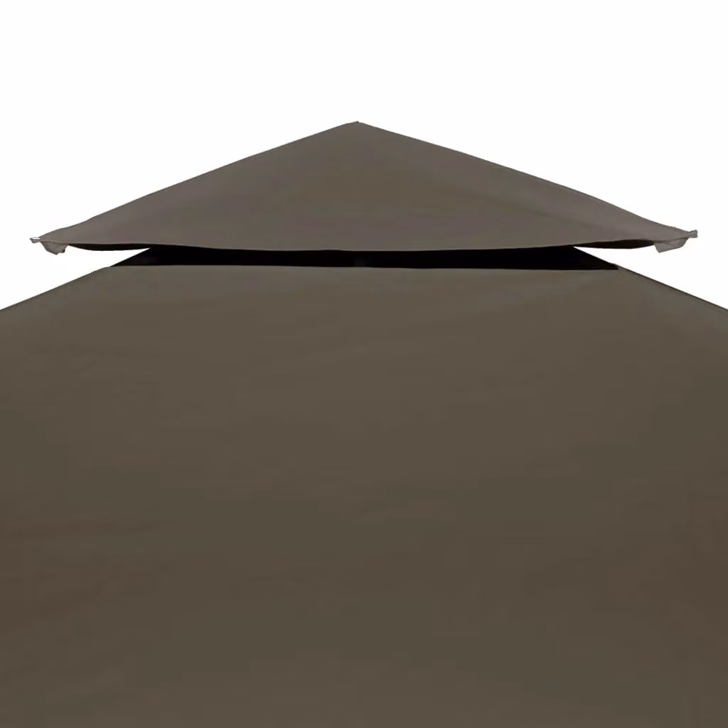Berkfield Home 2-Tier Gazebo Top Cover in Beige Polyester, 3 x 3 m – 2