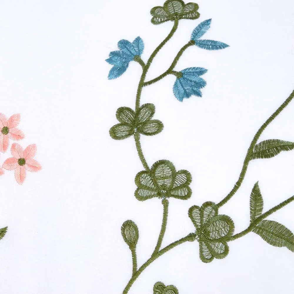 Rapport Home Gardenia Floral Polycotton Duvet Cover and Pillowcase Set in Multicolour and White, W/D/H: 200 x 200 cm, Pillowcase: 50 x 75 cm – 2