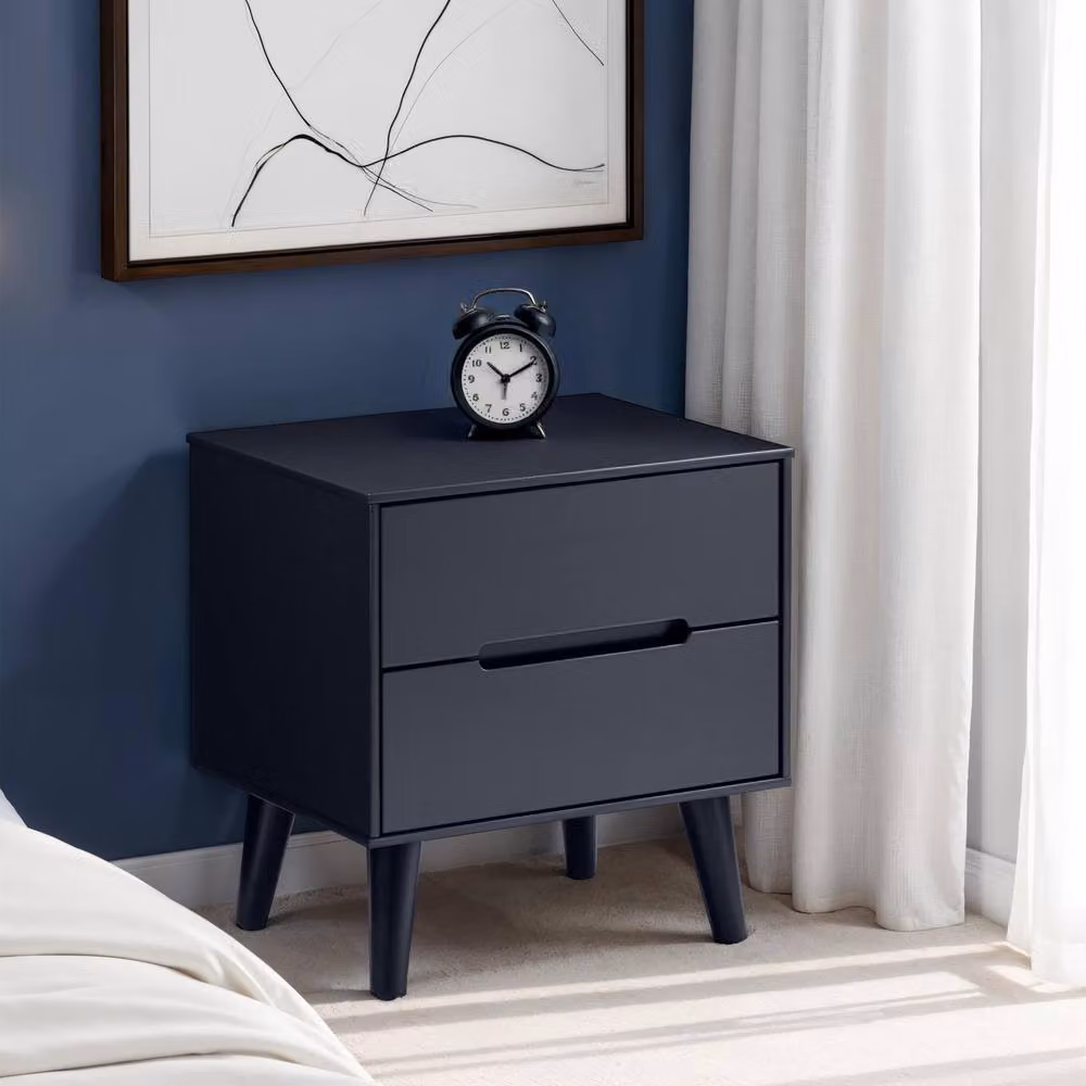 Cheshire Elara 2 Drawer Bedside Unit in Anthracite Grey – 3