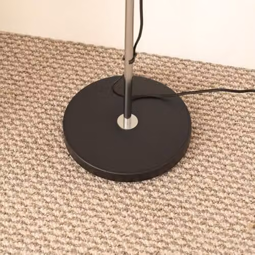 ValueLights Orion Black Metal Adjustable Upright and Side Floor Lamp for Reading and Task Lighting – 3