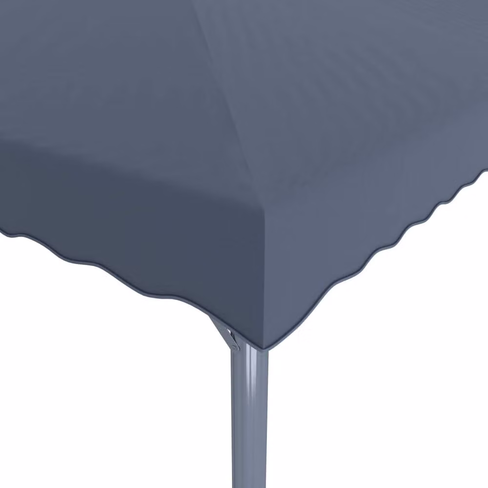 Berkfield Home Anthracite Aluminium Gazebo in Dark Grey W/D/H: 400 x 300 x 270 cm – 2