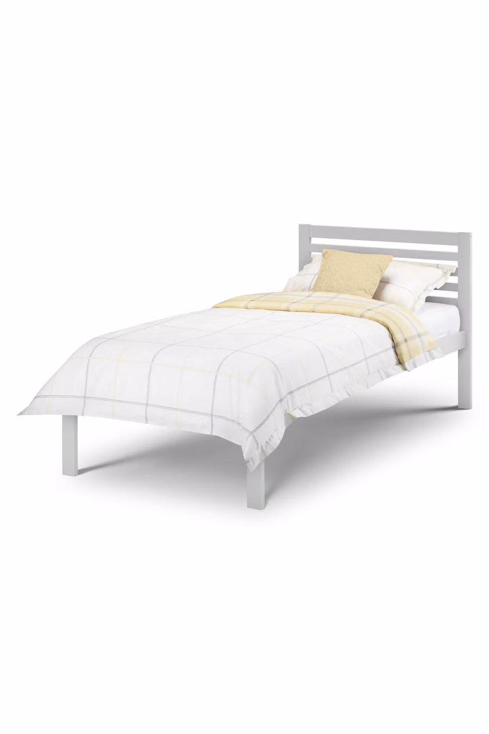 Julian Bowen Slocum Upholstered Single Bed in Grey, W/D/H: 90 x 200 cm – 2