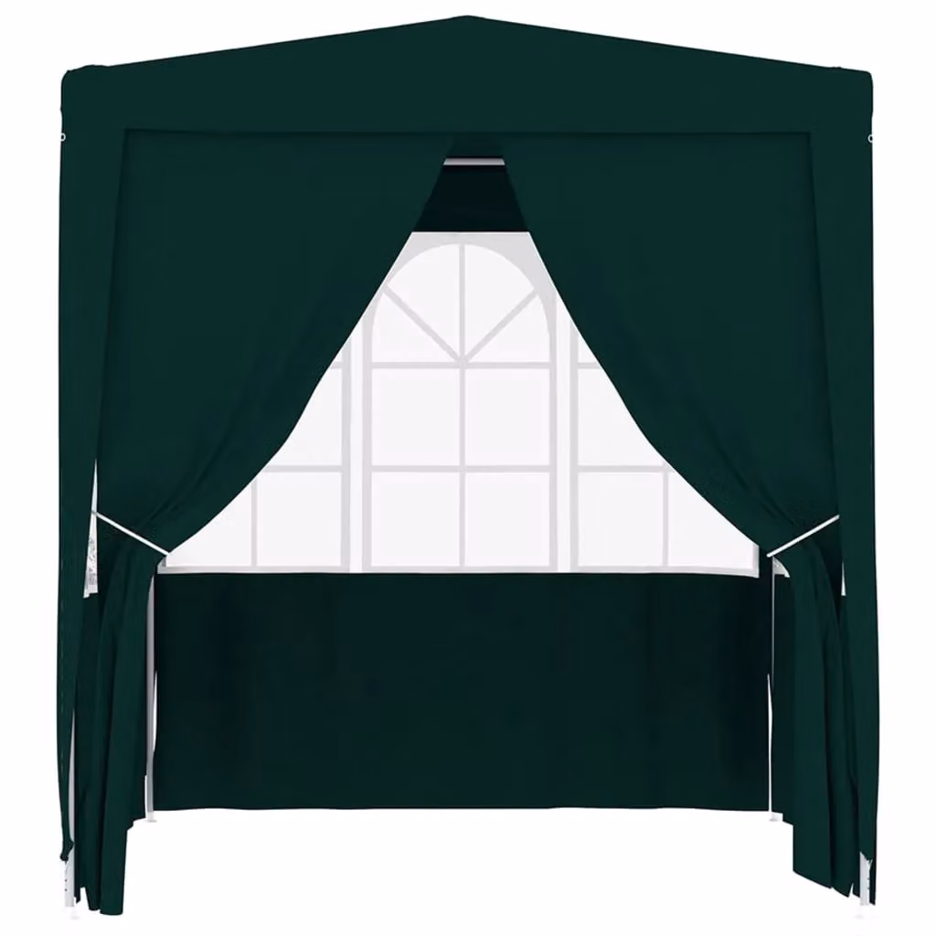 Berkfield Home Professional Party Tent with Side Walls, Green, W 2 m x D 2 m – 2