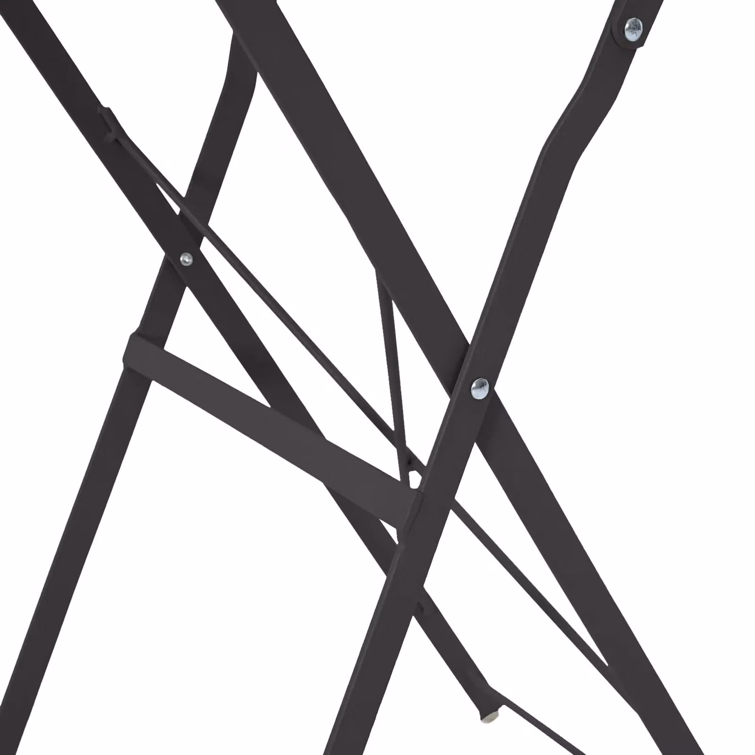 Berkfield Home Folding Bistro Table in Anthracite, Powder-coated Steel, W/D/H: 50 x 50 x 71 cm – 4
