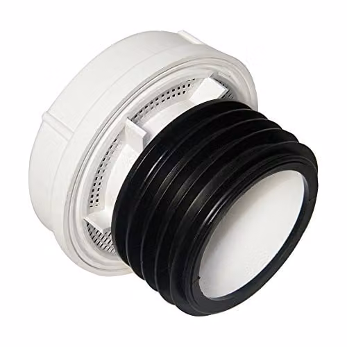 FloPlast AX110W External Air Admittance Valve 110mm to 82mm Push Fit or Solvent, White