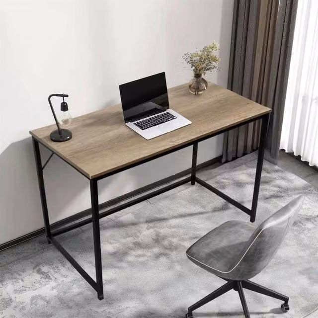 KORVIXA Grey Computer Desk for Home Office