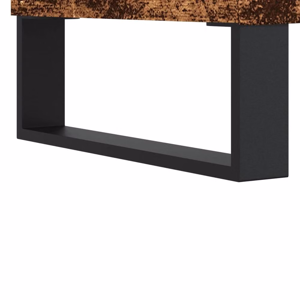 Berkfield Home Industrial Coffee Table in Brown, W/D/H: 90 x 50 x 36.5 cm – 4