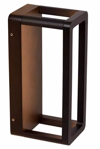Lucide Narvik LED Wall Light, Black, IP65, Warm White 3000K