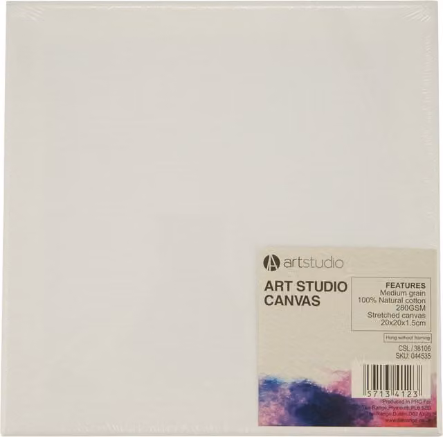 Art Studio White Cotton Canvas for Professionals