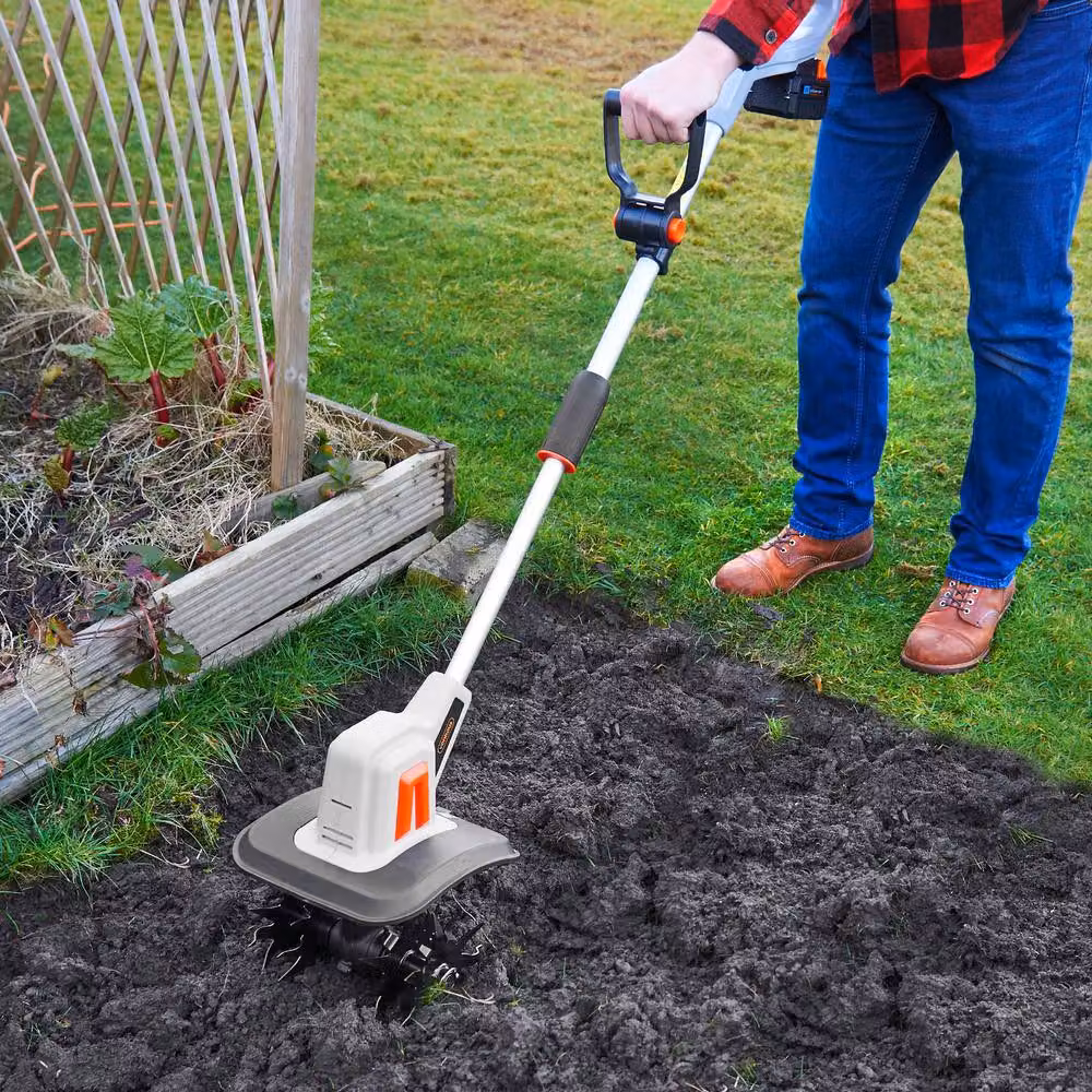 VonHaus 20V Cordless Tiller in Grey with Rechargeable Battery – 2