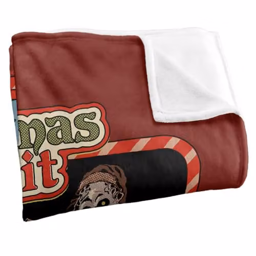 Steven Rhodes Christmas Spirit Silky Touch Super Soft Fleece Throw Blanket, Multicolour, W/D/H: 152 x 127 x 1 cm – 6