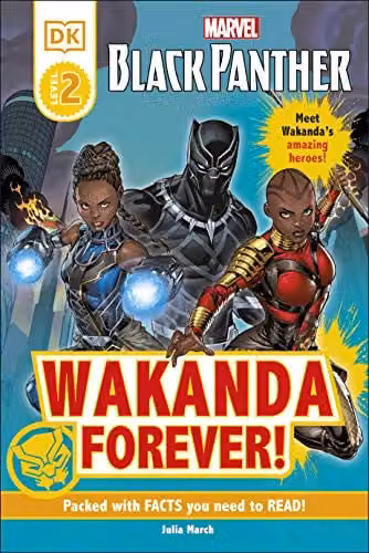 DK Marvel Black Panther Wakanda Forever! DK Readers Level 2 Multicolour Book – 1