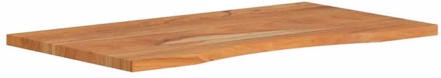 Berkfield Home Beautiful Rectangular Solid Wood Acacia Desk Top, Brown, W: 80 cm, D: 50 cm, H: 2.5 cm