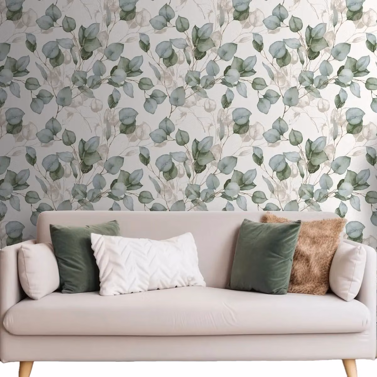World of Wallpaper Eucalyptus Botanical Floral Wallpaper in White – 2