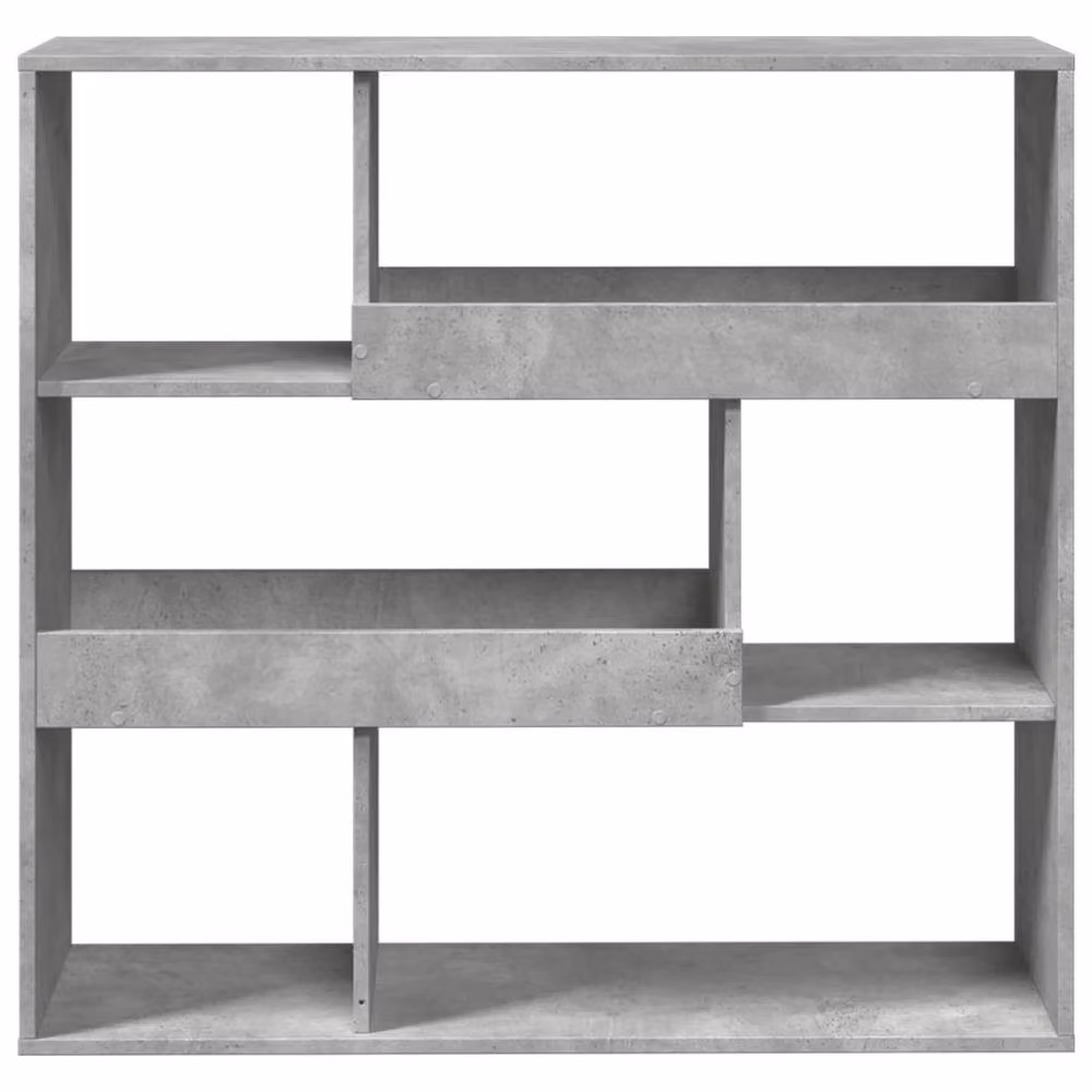 Berkfield Home Room Divider in Concrete Grey, W/D/H: 100 x 33 x 94.5 cm – 4