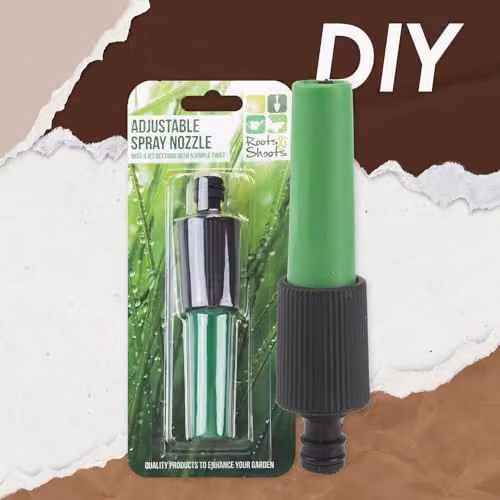 VFM Snap Action Spray Nozzle Gardening Tool in Green, 13cm – 4