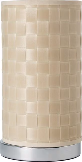 Litecraft Sovin Woven Table Lamp in Beige and Yellow