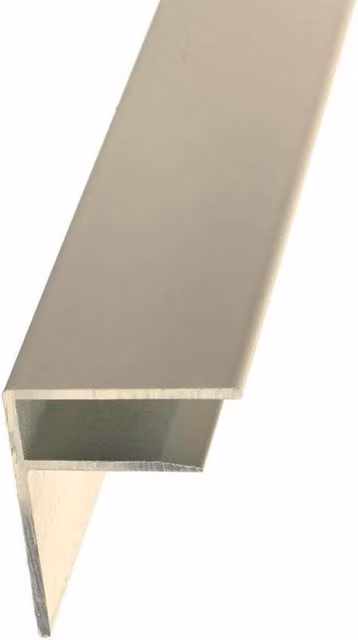 Storm PolyX Aluminium F Section Powder Coated White 35mm x 4m