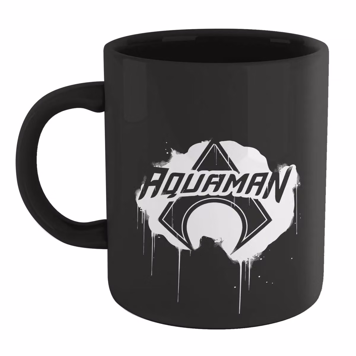 Aquaman Core Graffiti Ceramic Mug, Black, 300ml – 2