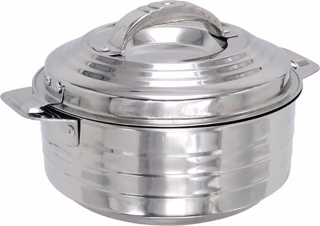 Buckingham Stainless Steel Double Wall Hot Pot, 2500 ml, Silver
