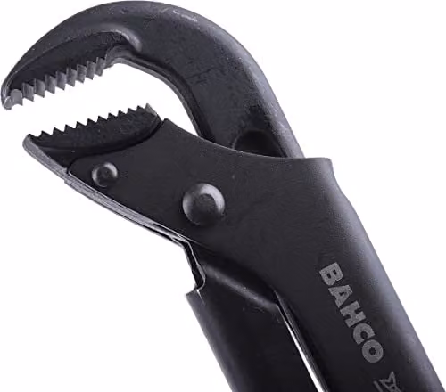 Bahco Black Hardened Steel Pipe Wrench – 2