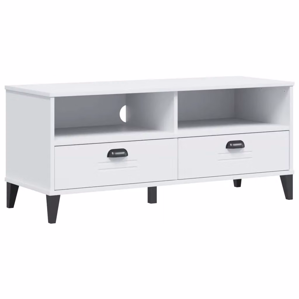 Berkfield Home VIKEN TV Cabinet in White Matt Engineered Wood – 2