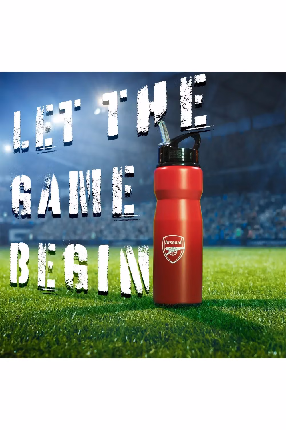 Hy-Pro International Arsenal F.C. Aluminium Sports Water Bottle with Straw, Red, 750ml – 8