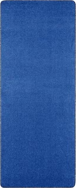 THE RUGS Plain Design Round Rug in Blue, Durable Polypropylene, Diameter: 133 cm