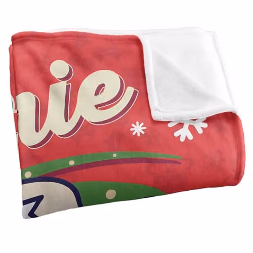 Warner Brothers A Christmas Story Ralphie The Kid Red Multicolour Fleece Throw Blanket, W: 152 cm, D: 127 cm – 2