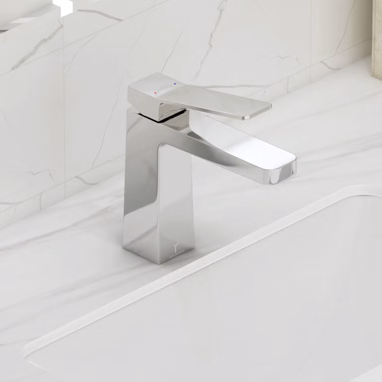 Astra Mono Basin Mixer Tap in Chrome with Single Lever Design