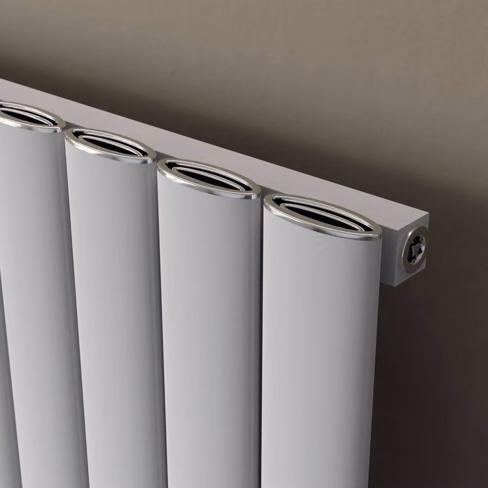 Bathroom Kingdom Delta White Single Flat Panel Vertical Radiator H: 180 cm, W: 34.5 cm – 2