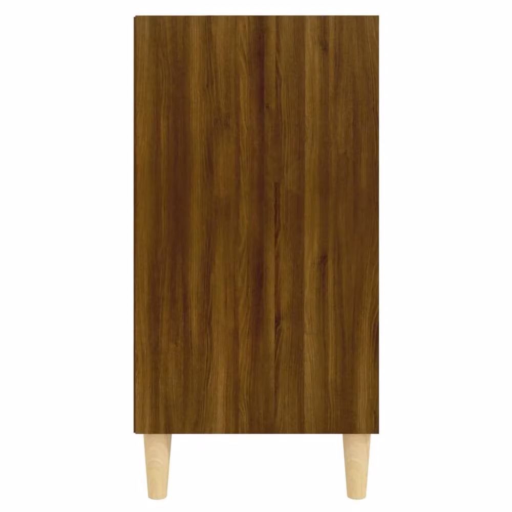 Berkfield Home Mid-Century Brown Oak Sideboard, W/D/H: 57 x 35 x 70 cm – 4