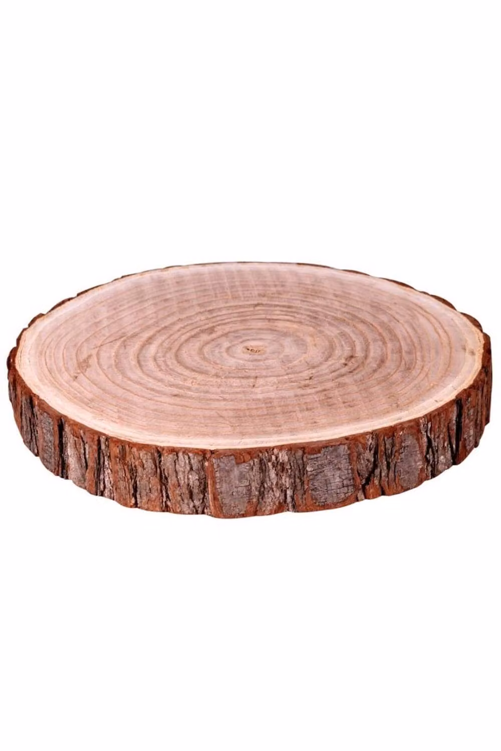 KDMD Brown Chinaberry Wood Slice Round Tabletop – 3