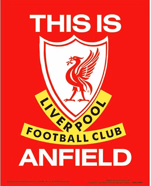 Liverpool FC Anfield Stadium 3D Print in Red