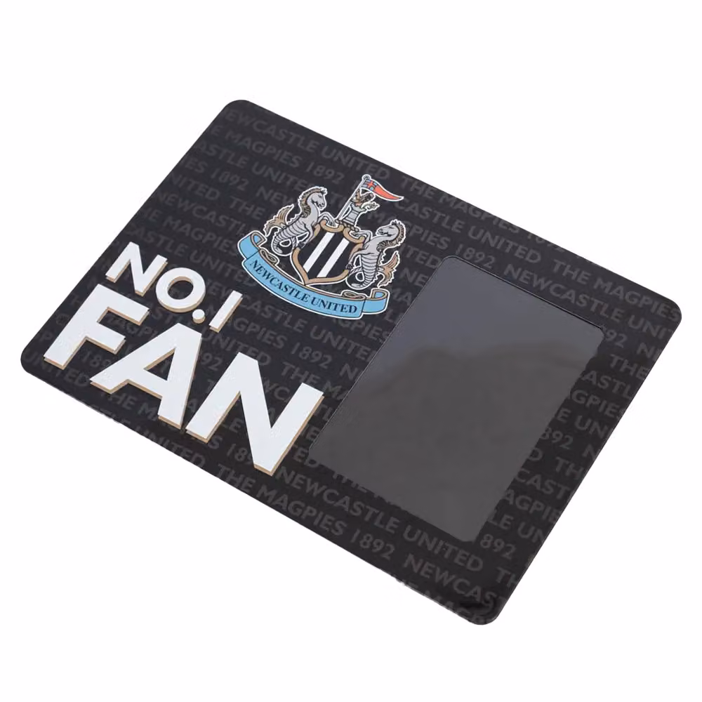 Newcastle United FC No. 1 Fan Rectangular Hanging Frame Sign in Black – 3