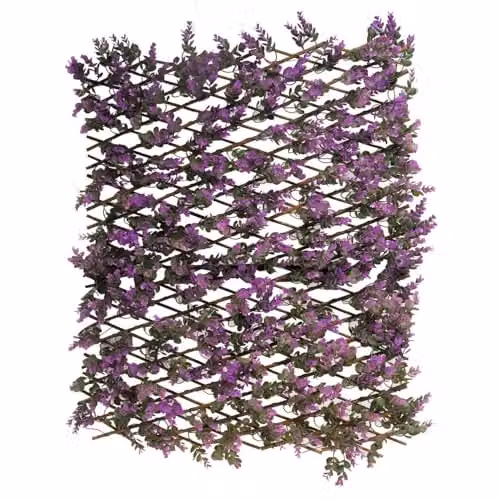 mysmartbuy Artificial Purple Flower Trellis W/H: 180 x 60 cm – 2
