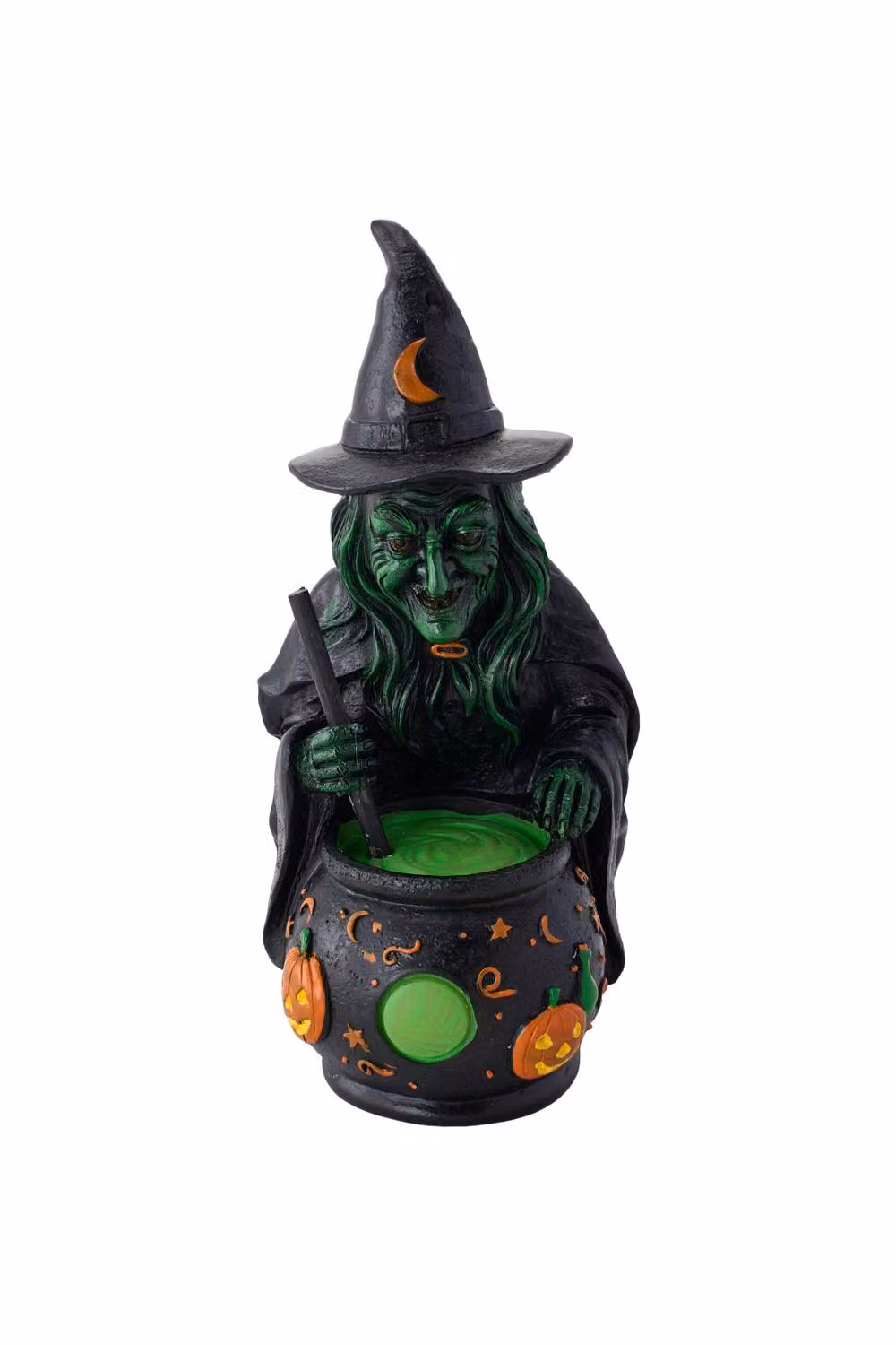 ExtraStar Halloween Light-up Witch Cauldron Tabletop Figurine in Multicolour – 2