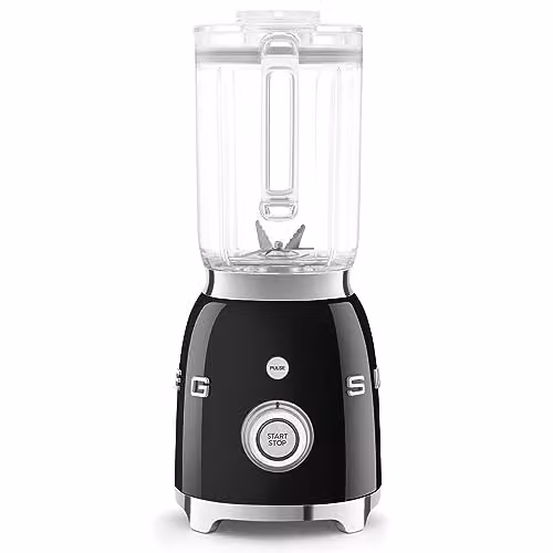 Smeg BLF03BLUK Retro 50s Style Jug Blender, 1.5 Litre, 800W, Black – 1