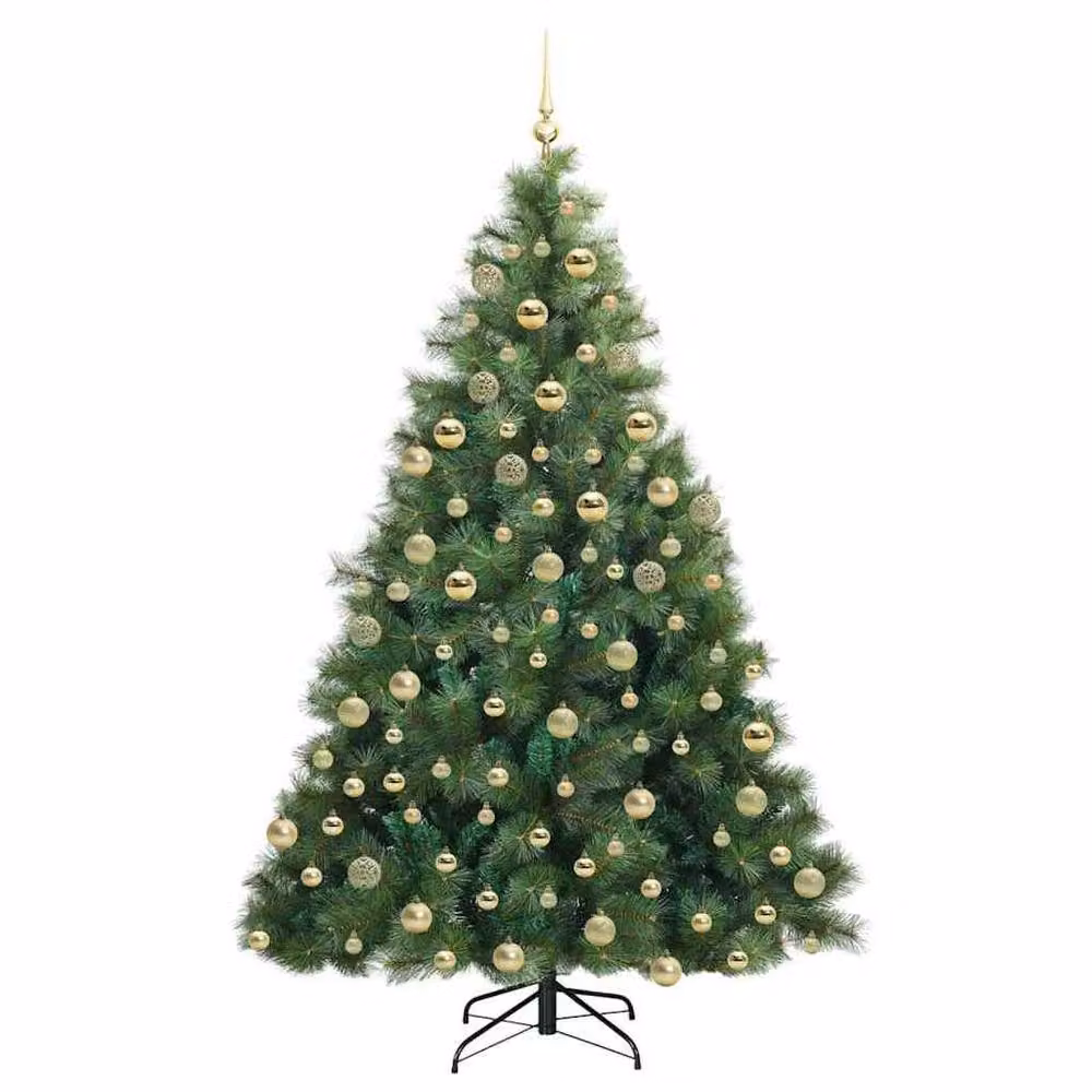 Berkfield Home Artificial Green Christmas Tree with 300 LEDs, Height: 180 cm – 3