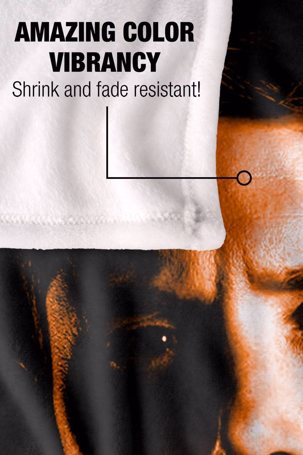 LOGOVISION Supernatural Dean Winchester Portrait Super Soft Fleece Throw Blanket, Multicolour, W: 152 cm, D: 127 cm – 9