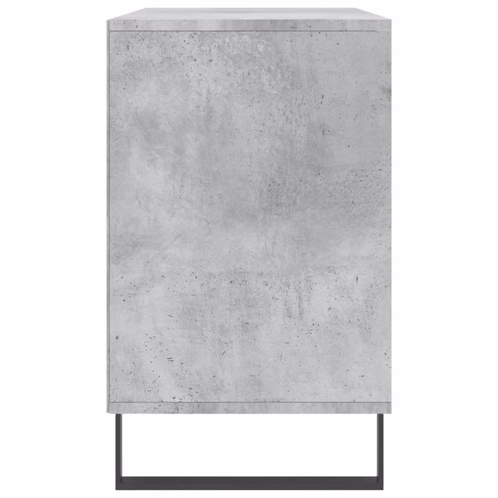 Berkfield Home Industrial Shoe Cabinet in Concrete Grey, W/D/H: 102 x 36 x 60 cm – 4