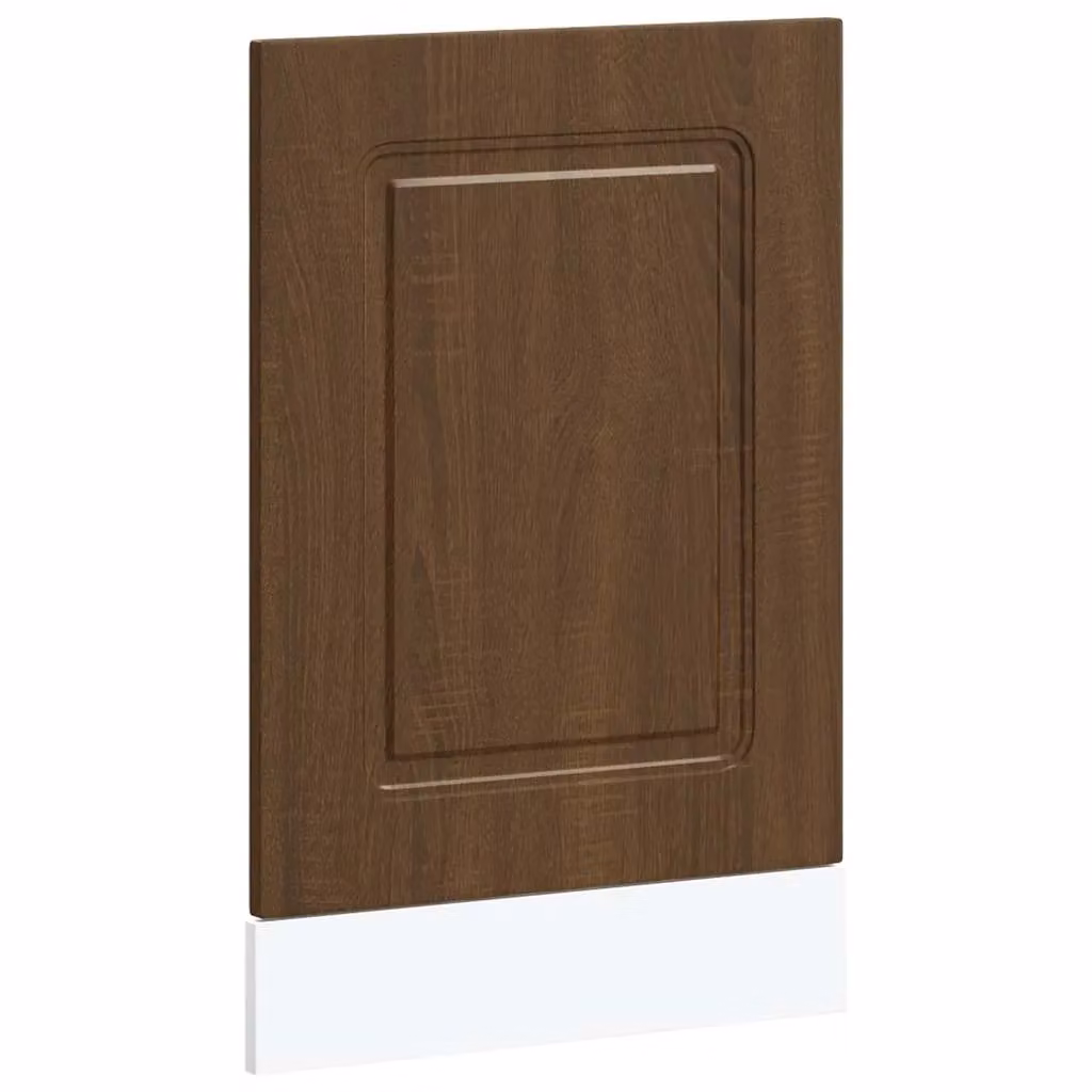 Berkfield Home Kalmar Dishwasher Panel in Brown Oak, W/D/H: 45 x 1.5 x 67 cm – 2