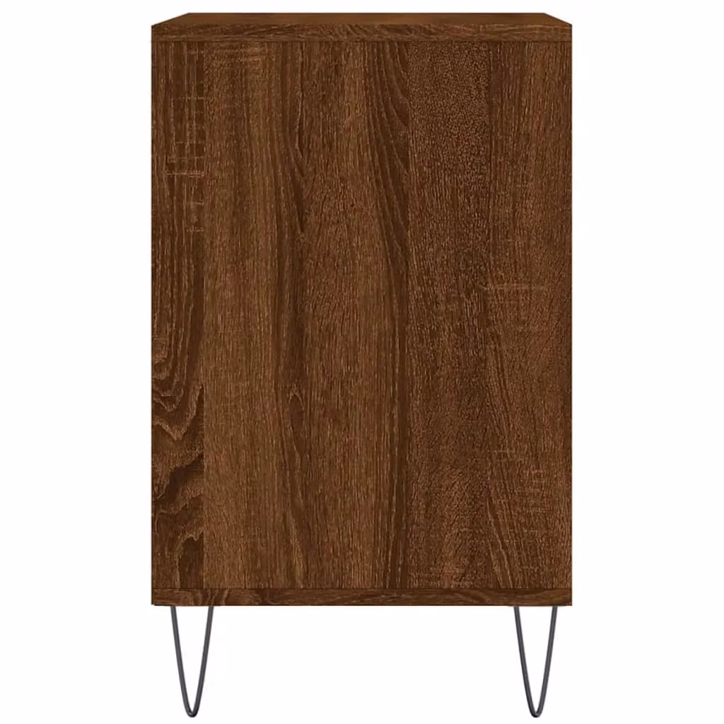Berkfield Home Modern Brown Oak Shoe Cabinet W/D/H: 102 x 36 x 60 cm – 4