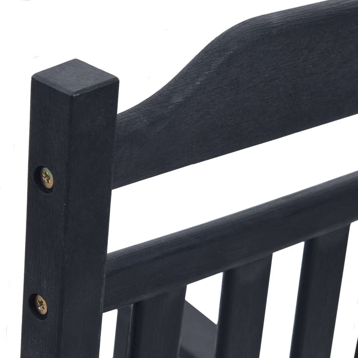 Berkfield Home Garden Rocking Chair in Black, W/D/H: 65 x 84 x 114 cm – 6