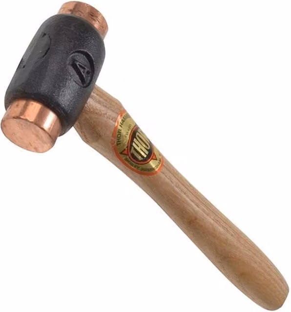 Thor Soft Copper Hammer with Wood Handle