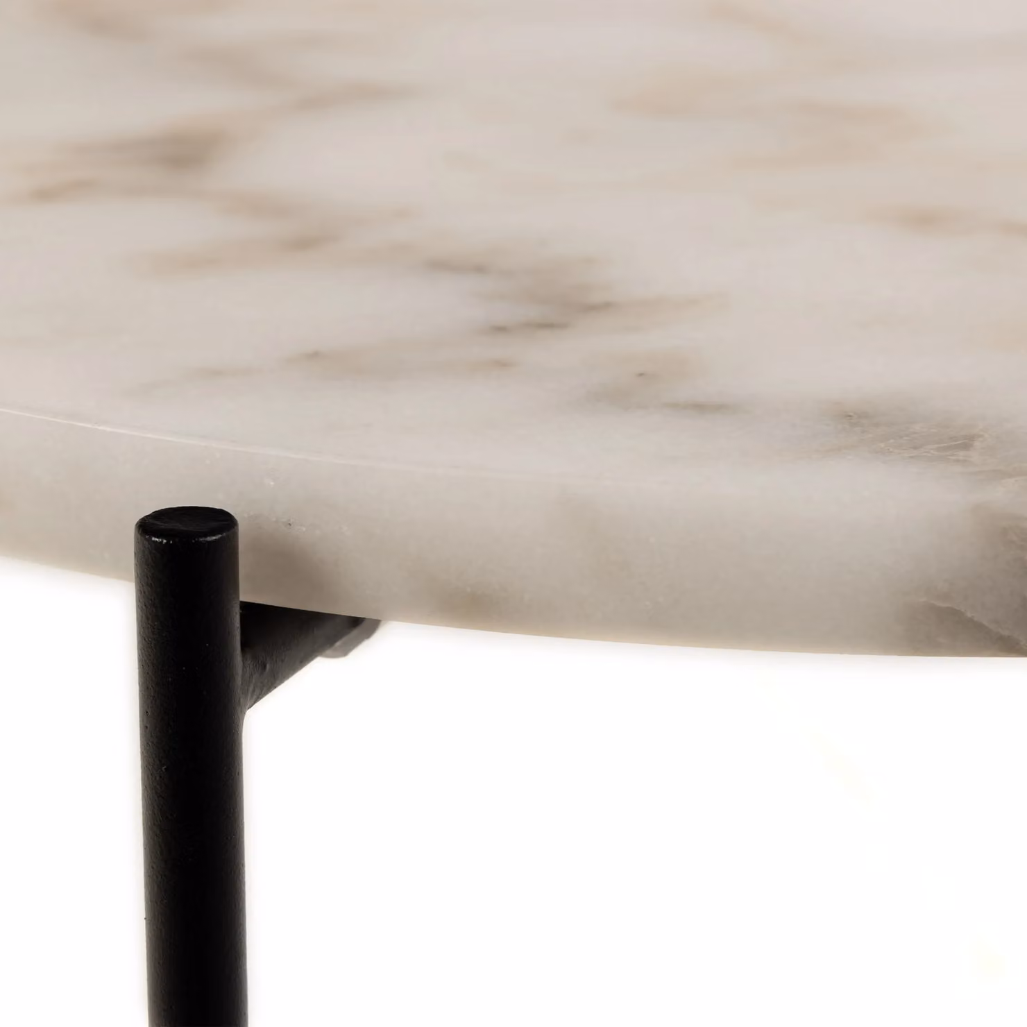 Furniture To Go Avila Side Table with White Marble Top, W/D: 42 x 45 cm – 5