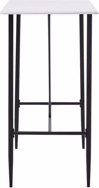Berkfield Home Modern White MDF Bar Table, W/D/H: 120 x 60 x 110 cm