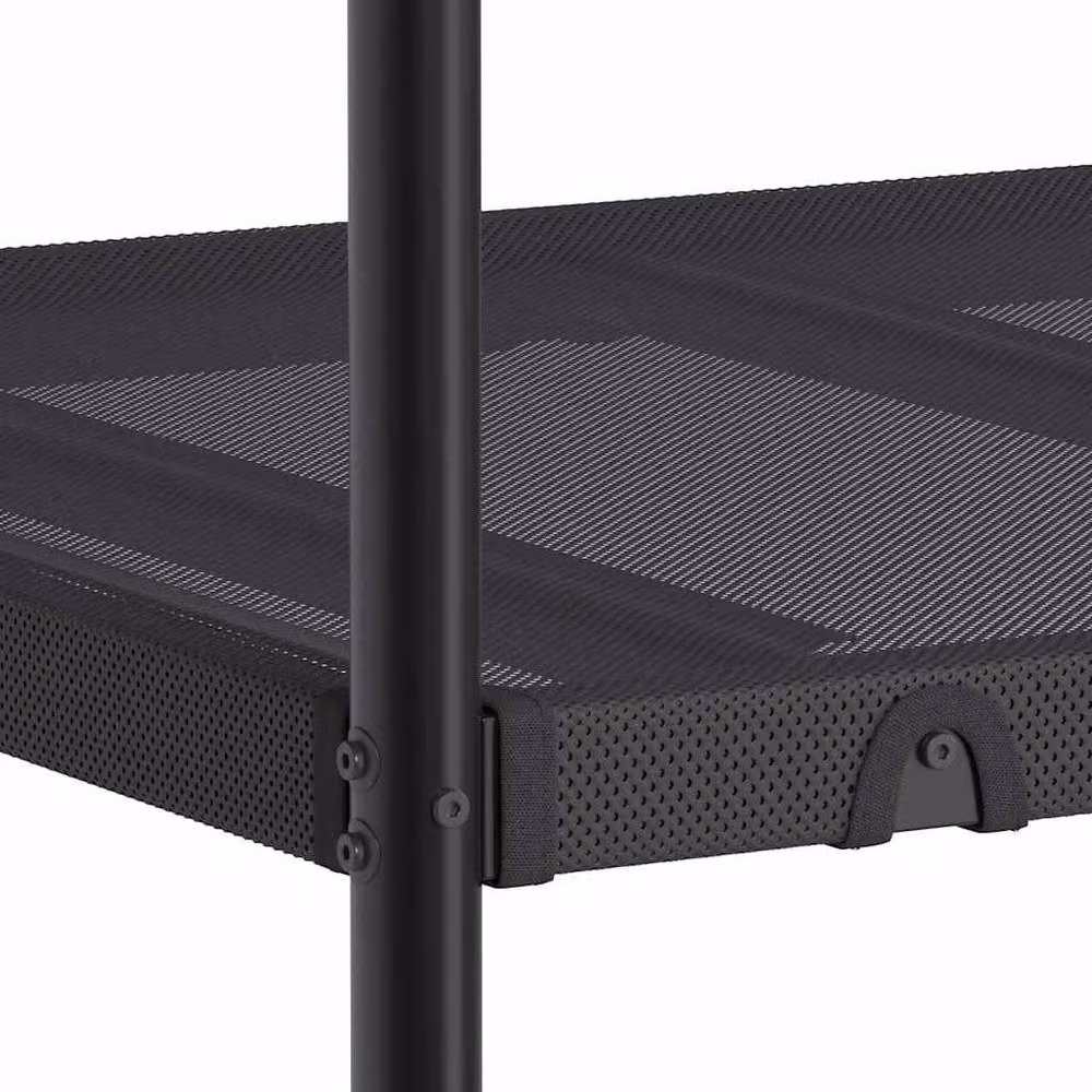 Berkfield Home Modern Metal Bunk Bed in Black, W/D/H: 100 x 200 cm – 5